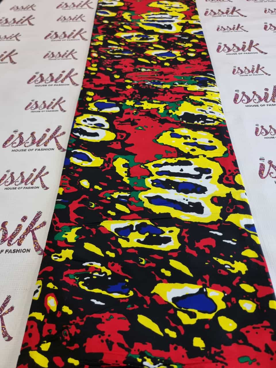 Black & Red Ankara Fabric - House of Prints