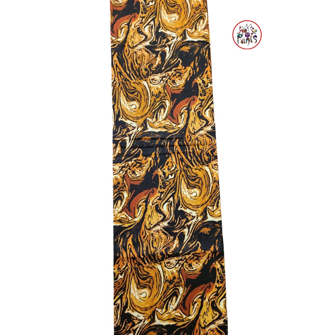 Brown African Print Fabric - House of Prints