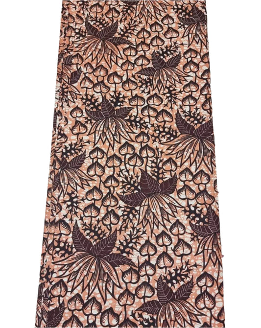 Brown Ankara - ak8095 - House of Prints