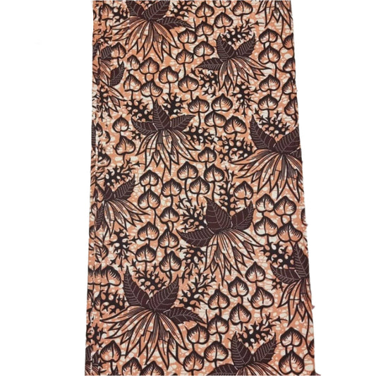 Brown Ankara - ak8095 - House of Prints