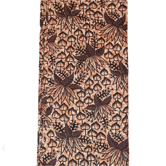 Brown Ankara - ak8095 - House of Prints