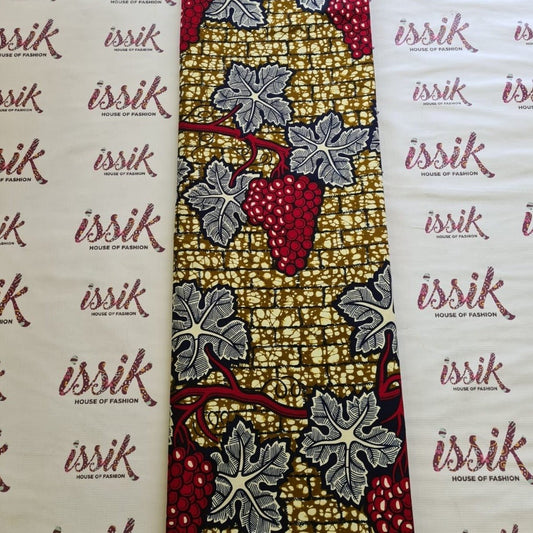Brown Ankara Fabric - akpy8085 - House of Prints