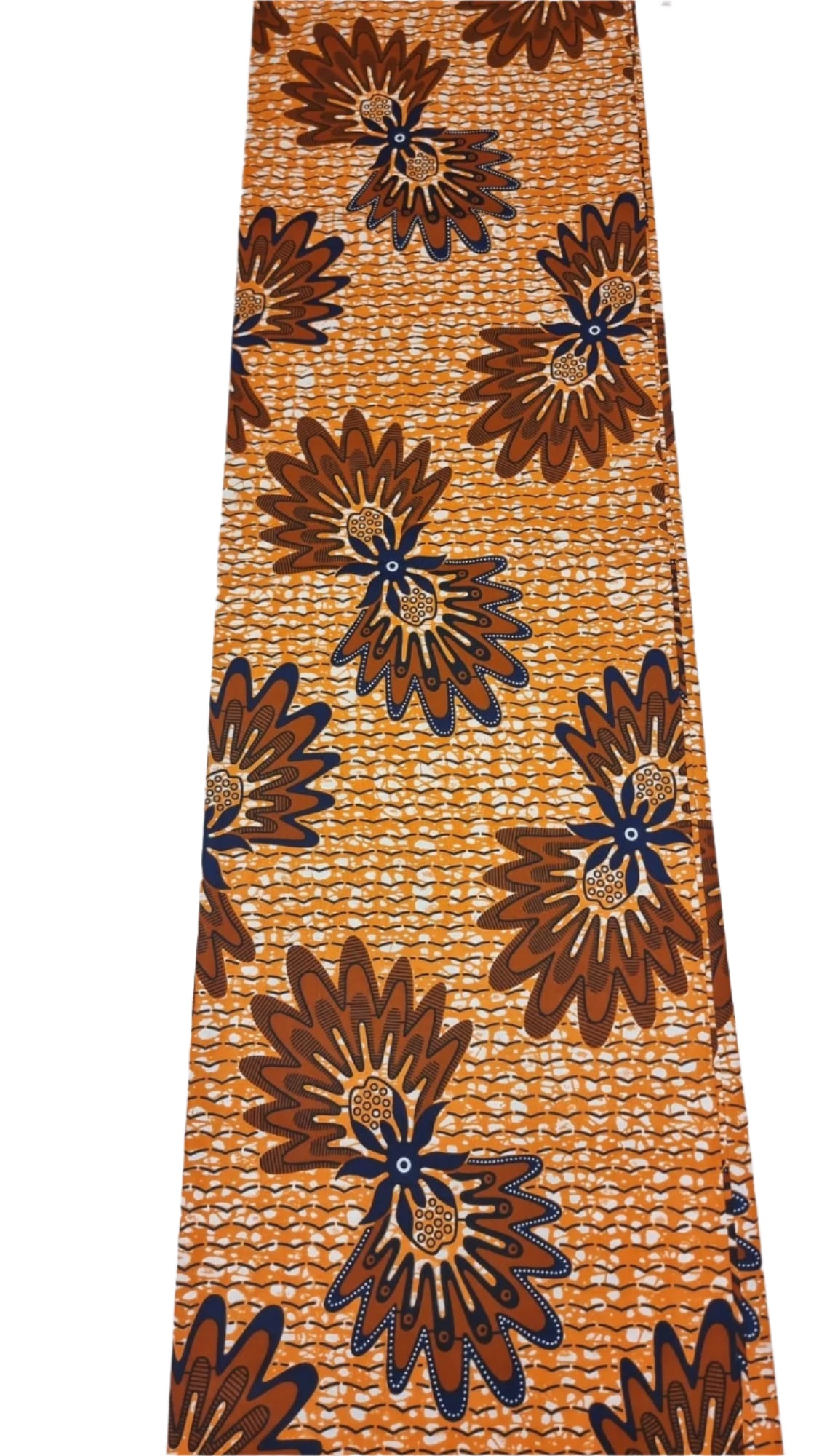 Brown & Blue Ankara - ak8096 - House of Prints