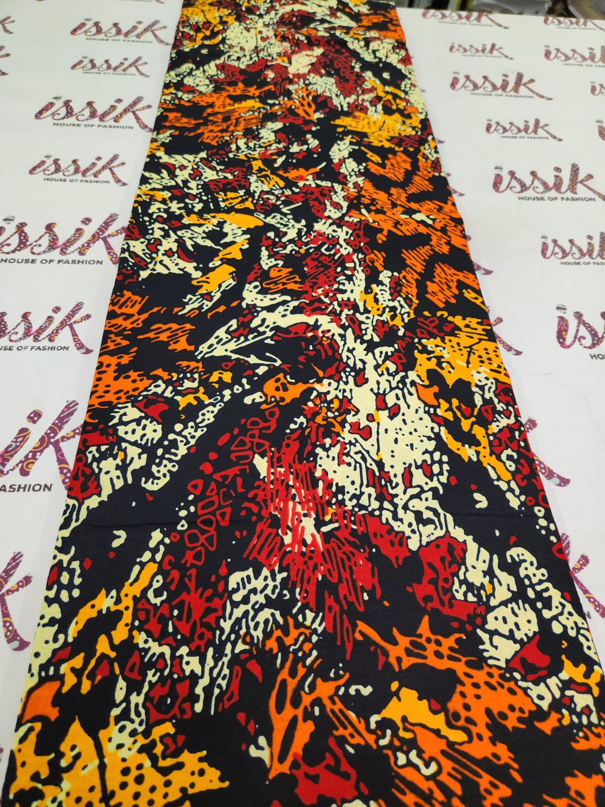Brown & Multicolour African Print Fabric - House of Prints