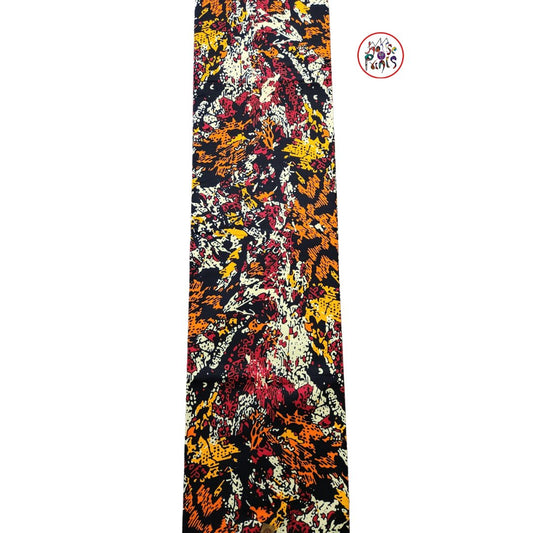 Brown & Multicolour African Print Fabric - House of Prints