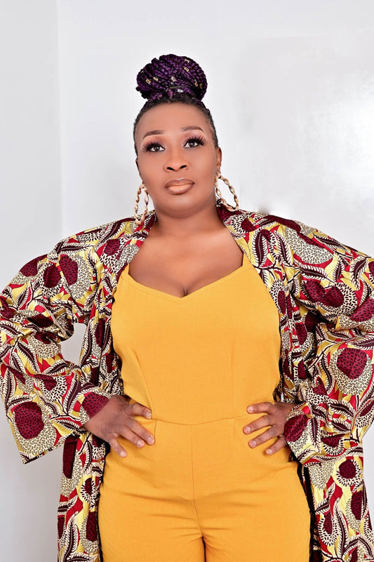 Gold Crepe Jumpsuit - rtw129 - House of Prints