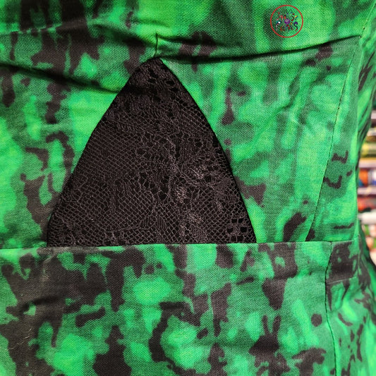 Green Ankara Dress - House of Prints