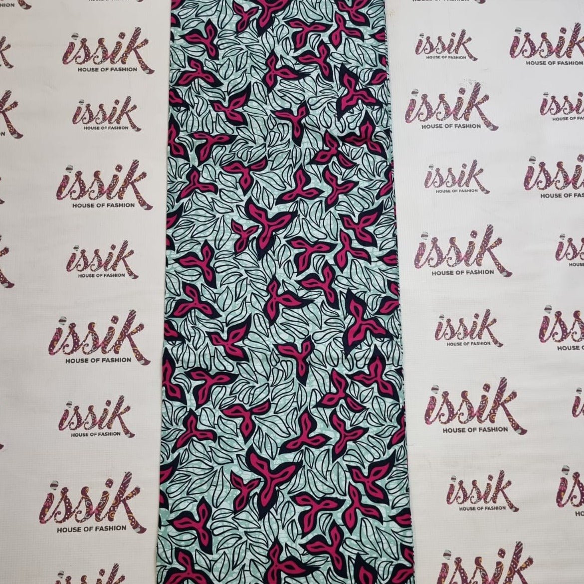 Light Green & Pink Ankara Fabric - ak6123 - House of Prints