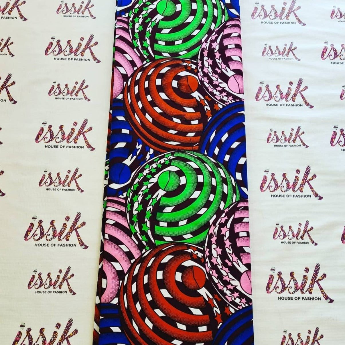 Multicolor Ankara Fabric - ak290235 - House of Prints