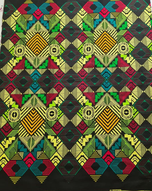 Multicolour Ankara Fabric - House of Prints