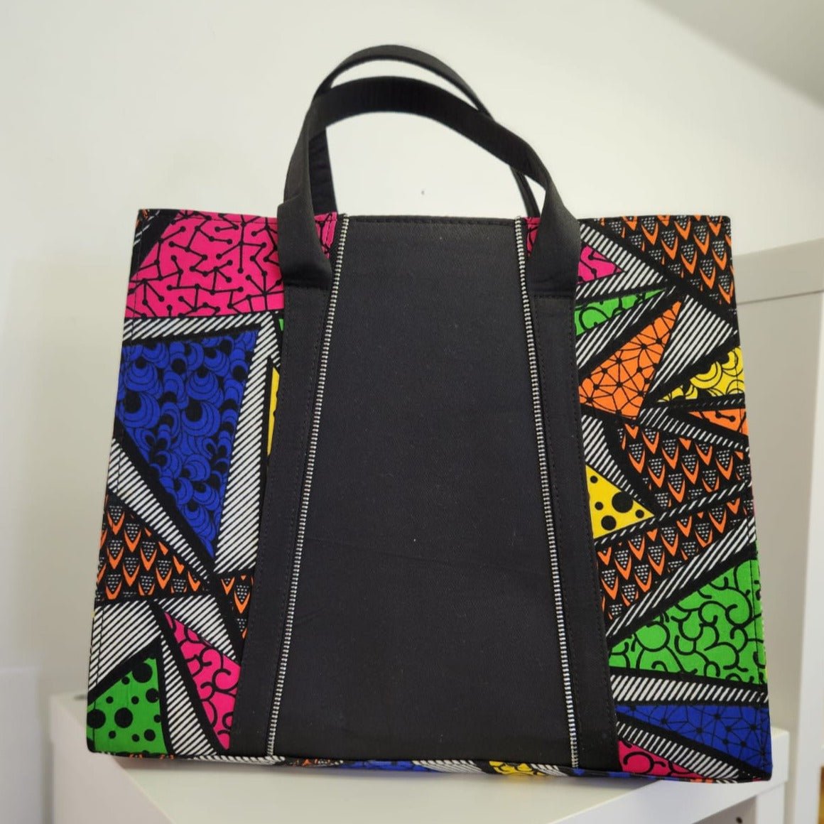 Multicolour Shopping Handbag - House of Prints