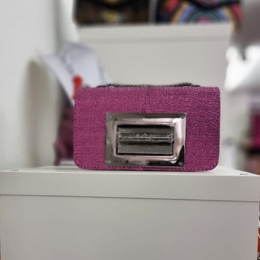 Pink Damask Mini Tote Bag - House of Prints