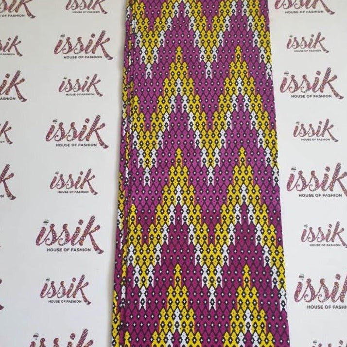 Pink & Yellow Ankara Fabric - House of Prints