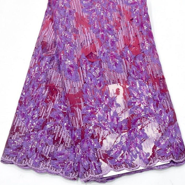 Purple African Lace -ial028 - House of Prints