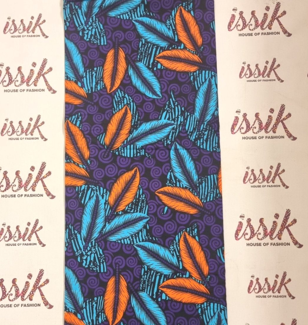 Purple Ankara Fabric - ak7200 - House of Prints