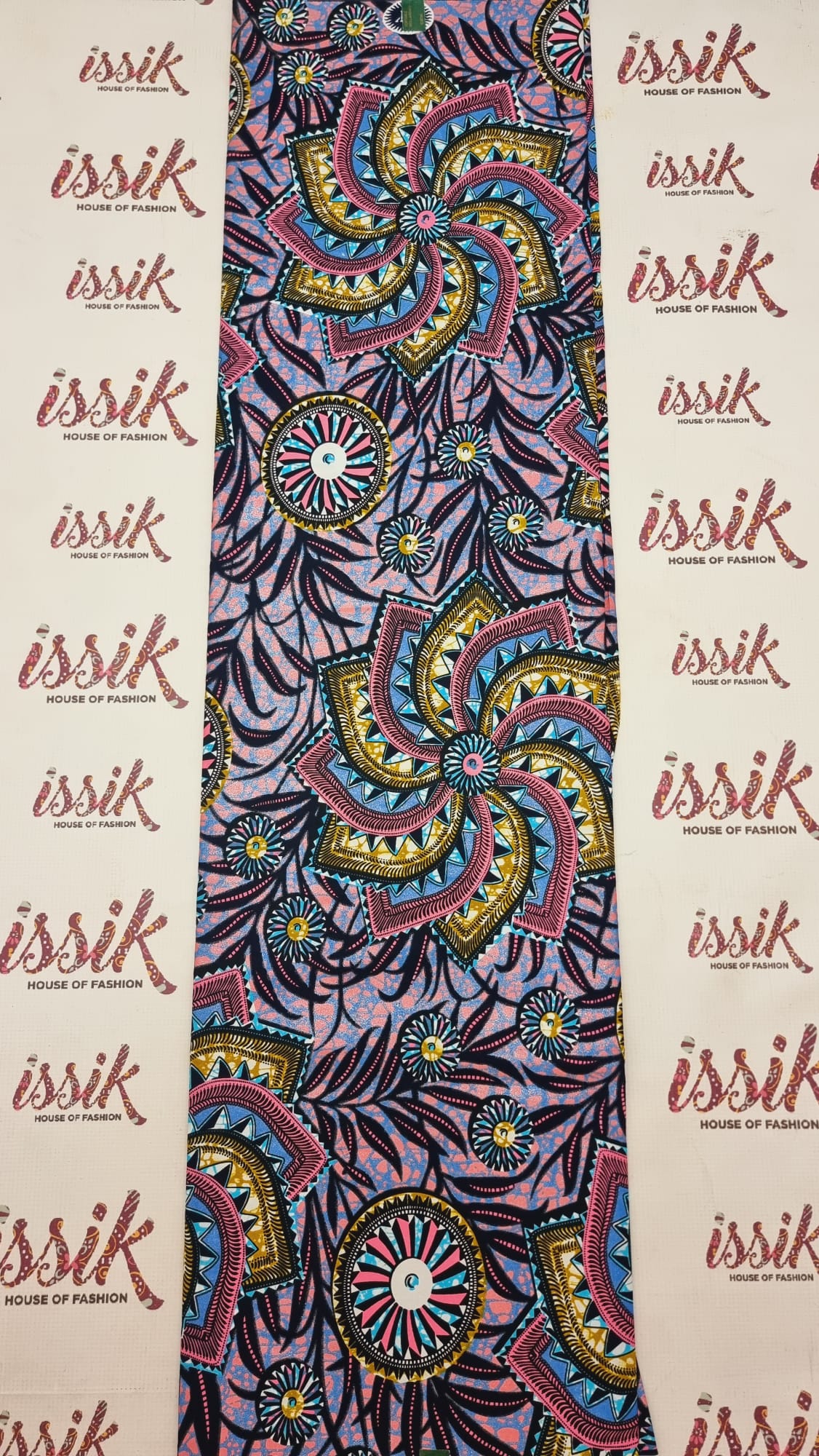 Purple Embellished Gold Ankara - akgld028 - House of Prints