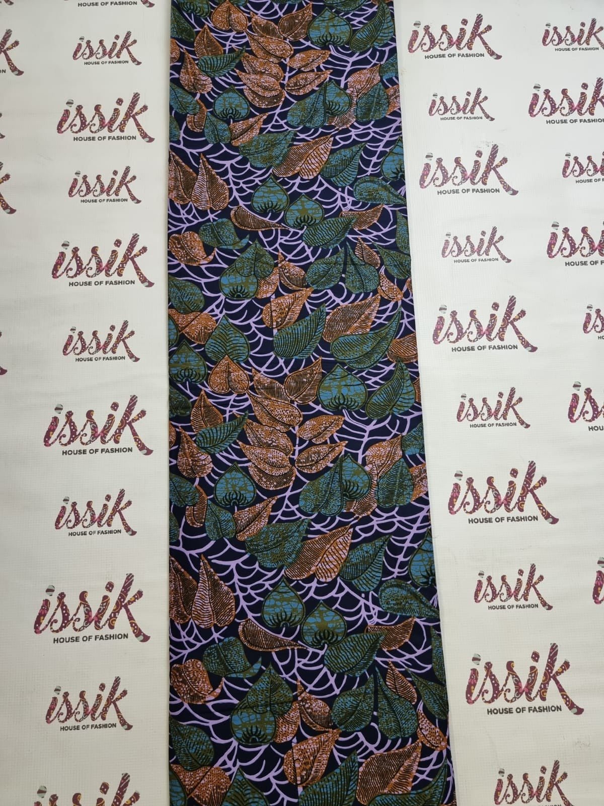 Purple, Green & Brown Ankara Fabric - akpy7072 - House of Prints