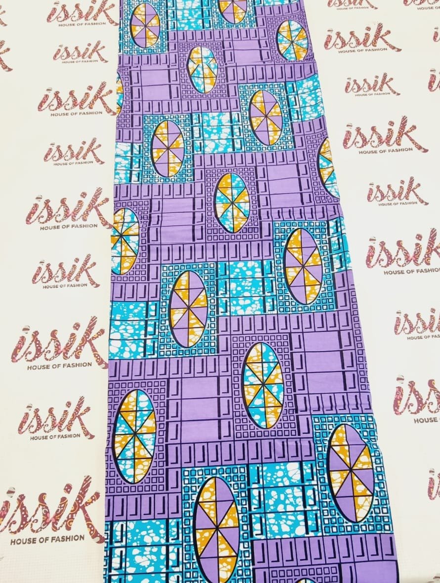 Purple & Lilac African Print Fabric - House of Prints