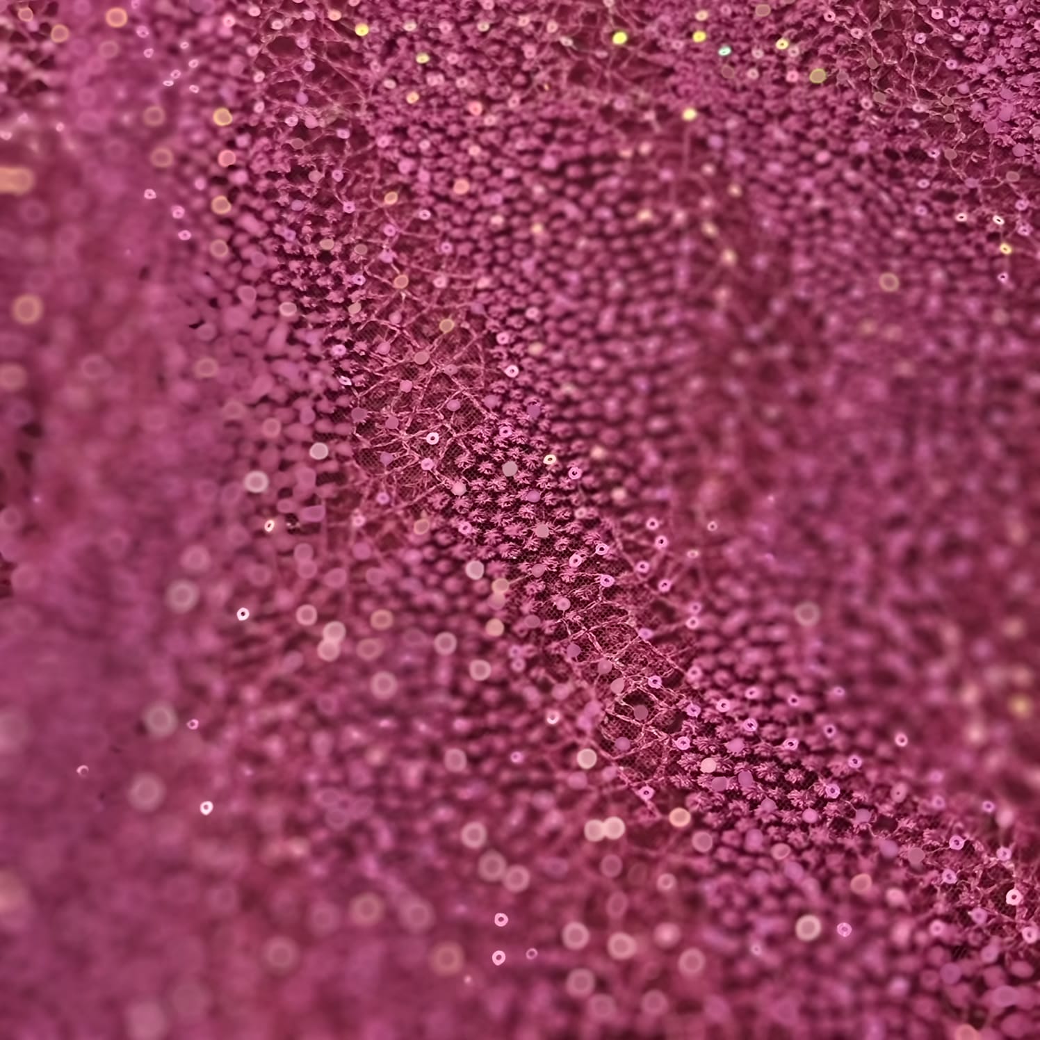 Purple Sequin Lace Fabric - House of Prints