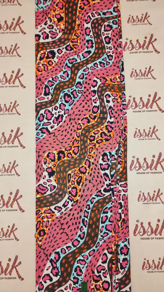 Red Embellished Gold Ankara - akgld033 - House of Prints