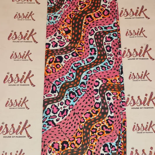 Red Embellished Gold Ankara - akgld033 - House of Prints