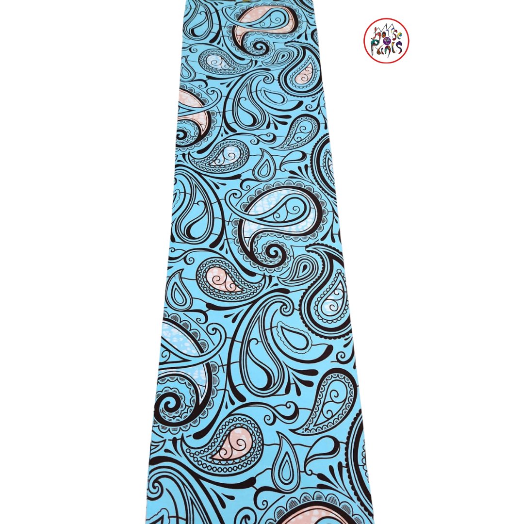Teal Green Ankara Fabric - House of Prints