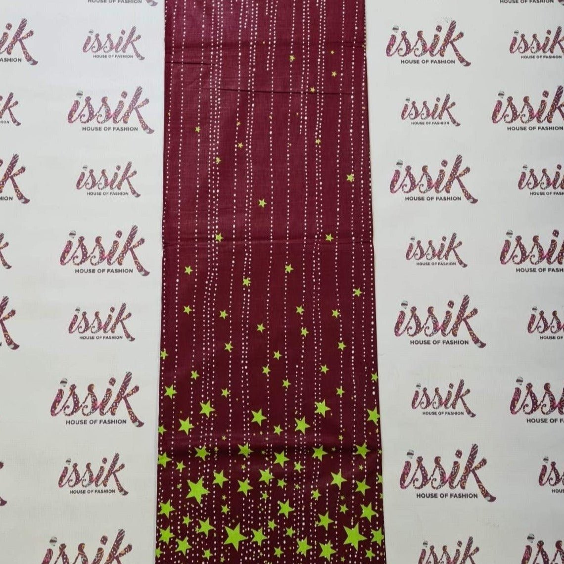 Wine Ankara Fabric - issak13001 - House of Prints