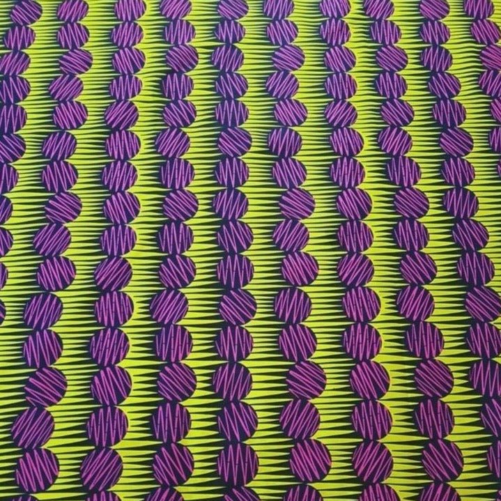 Yellow & Pink Ankara Fabric - akpy12052 - House of Prints